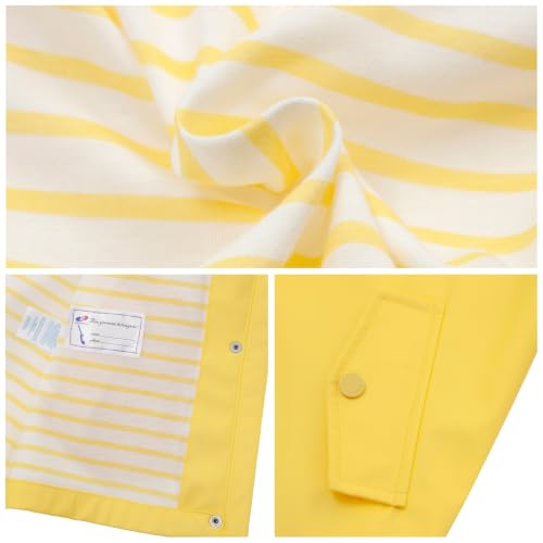 Image of Rokka&Rolla Girls' Waterproof Rubber Raincoat for Little Girls 2T-12