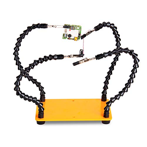 image for KOTTO Helping Hands Soldering Tool - 4 Arm Non-Slip - Steel Weighted B