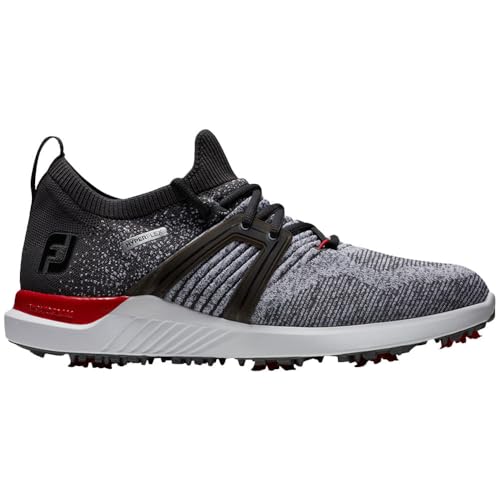 Footjoy Men's Hyperflex Golf Shoes - Style Grey/Charcoal Wide 7.5
