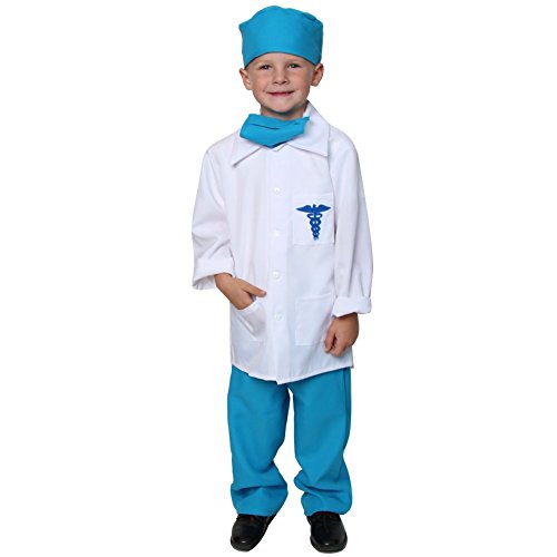 Blue Doctor Deluxe Costume Set Size 8/10