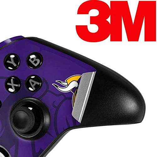 Skinit Decal Gaming Skin Compatible with Xbox One Elite Controller - Officially Licensed NFL Minnesota Vikings Double Vision Design