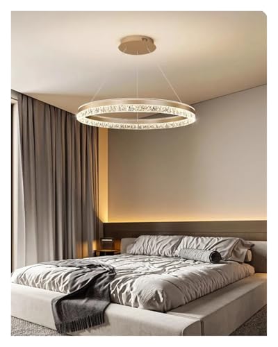 Chandelier LED doré de luxe au design italien moderne pour un salon prestigieux