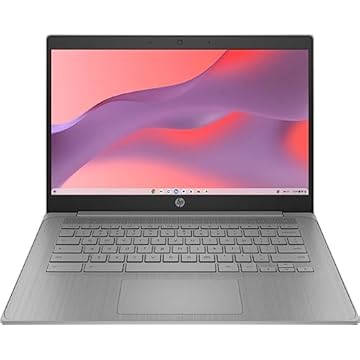 HP Laptop Chromebook • Tela de 14 polegadas • Processador Intel Celeron N4120 • 8 GB de RAM • 128 GB eMMC • Intel UHD Graphics 600 • WiFi • Bluetooth • Teclado retroiluminado • Chrome OS • Cinza