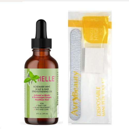 Rosemary Mint Hair Oil 2oz & Bonus AvryBeauty Disposable Mani Pedi Tool kit