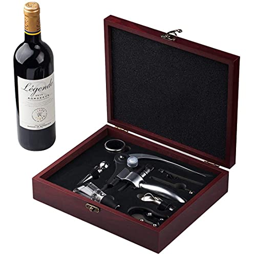 Cooko Abridor de Vino,Abrebotellas Sacacorchos,Set de Accesorios,9 Piezas