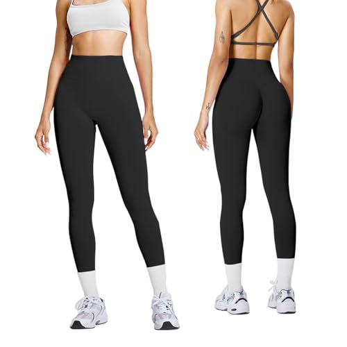 Women's Seamless Workout Leggings High Waist Butt Lifting Yoga Pants–Tummy Control Gym Activewear for Run,Fitness2