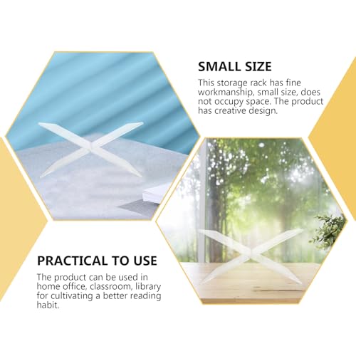 Support de présentation acrylique de X pour optimiser vos tables de révision en bibliothèque