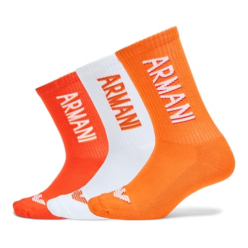 Chaussettes homme Emporio Armani de luxe en maille fine d'Italie