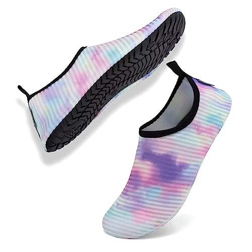 Image of YALOX Water Shoes Women's Men's Outdoor Beach Swimming Aqua Socks Quick-Dry Barefoot Shoes Surfing Yoga Pool Exercise