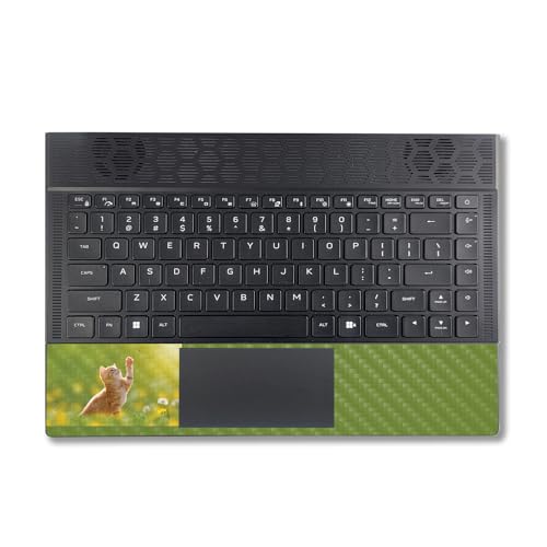 Image of MightySkins Carbon Fiber Skin Compatible with Alienware X14 R2 (2023) Full Wrap Kit - Kitty Dreams | Protective, Durable Textured Carbon Fiber Finish | Easy to Apply & Change Styles | Made in The USA