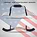 VELO FISTRAGE Arm Blaster for Biceps & Triceps Heavy Duty Aluminum Bicep Curl Isolator with Thick Neck Padding Gym & Home Workout Equipment for Weightlifting and Bodybuilding (American Flag)
