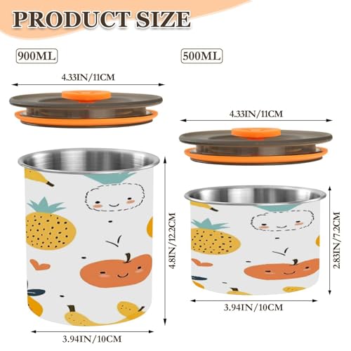 Envase hermético para café acero inoxidable 500ml miniatura 2