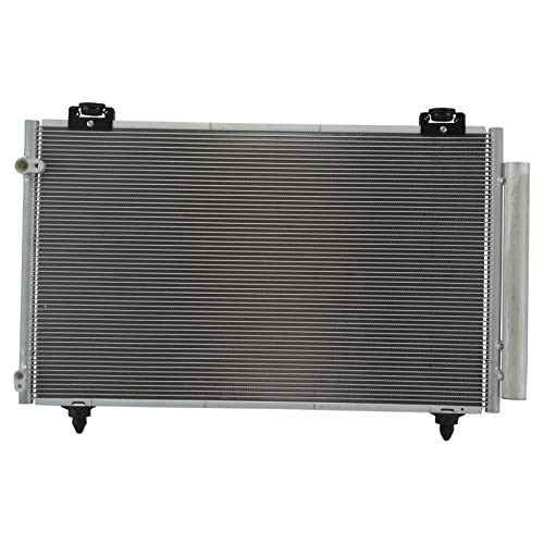 Image of TRQ A /C Condenser & Receiver Drier Assembly for 04-08 Toyota Corolla 04-08 Matrix From 5 /01 /04 Production Date