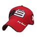 Mfacl Baseballkappe Visier Sportkappe Casual Hat, Moto GP 99 Jorge Lorenzo Hüte für Männer Rennkappe Baumwollmarke Motorrad Racing Baseballkappen Auto Snapback Schwarzer Hut