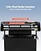 VEVOR Vinyl Cutter 34Inch Bundle, Vinyl Cutter Machine Manual Vinyl Printer LCD Display Plotter Cutter Sign Cutting with Signmaster Software for Design and Cut,with Supplies, Tools