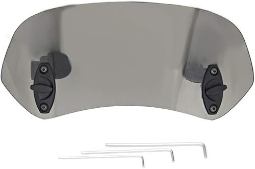Miniatura 1 de GOTOTOP Parabrisas de motocicleta, clip ajustable en el parabrisas, deflector de viento, extensión de parabrisas, accesorios para motocicleta,