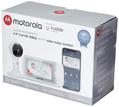 Baba Eletronica Motorola Lux64 Connect 4, 3 Video Wi Fi, Motorola, Branca, Motorola, Branca, 56Mmx72