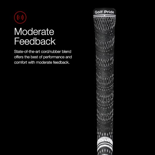 Golf Pride MCC Midsize Golf Grip – Black/Grey