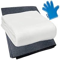 SPARES2GO Cooker Hood Grease Filter Kit compatible with Zanussi Extractor Fan Vent (Pack of 2 Filters, Cut to Size)