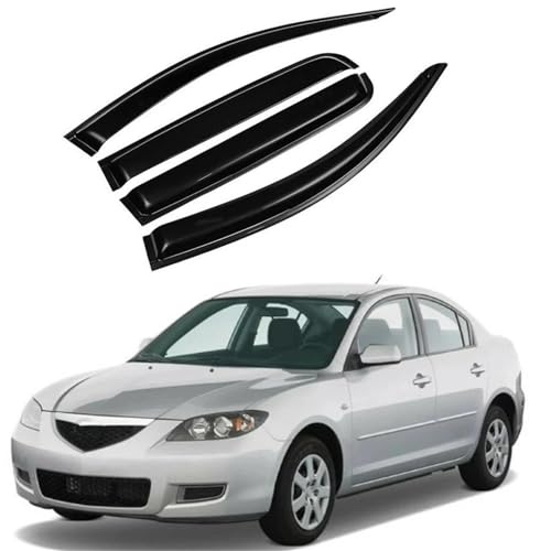 Déflecteurs de vitre pour Mazda 3 2005-2012 : protection pluie et vent