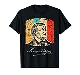 Richard Wagner's Signature-T-Shirt. Historisches Richard Wagner berühmter Komponist und Musiker T-Shirt.