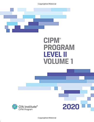Cipm Study Plan Amazon.com: 2020 CIPM® Program: Level II, Volume 1: 9781950157402: CFA ...