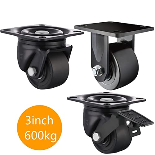 Roulette de 3 pouces avec frein pour stabiliser vos machines