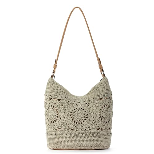 Image of The Sak Sequoia Hobo Bag - Hand Crochet Large Women's Purse for Everyday & Travel - Durable Handbag & Tote With Zipper Pocket