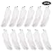 Produktbild LAMF Künstliche Taube Vogel mit Feder 12er Set Deko Fake Tauben mit Clips Weiß Vögel Weihnachten Ornamente für Hochzeit Dekoration Party Zubehör