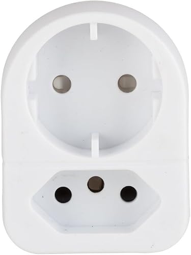 Eurolux 1x16A 1xSchuko ZA 2 Way Adaptor