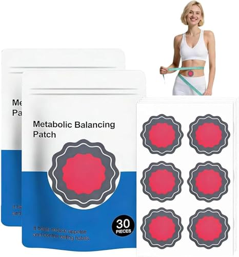 60 Stück Abnehmpflaster Metabalancepatch Berberine Plasters Kosmetisches Körperpflege Patch Hautfreundliches Pflegepflaster zur äußeren Anwendung Vorteilspack mit 60 Pflastern für Alle Körpertypen