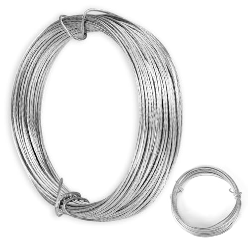 Braided Picture Hanging Wire 33 Feet 30lbs Support