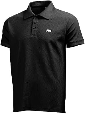 Helly Hansen Hombres Driftline Polo, Negro, S