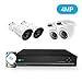 Reolink 8CH 4MP Kit Videosorveglianza IP PoE, 8CH 2TB PoE NVR con 4X 1440P HD Telecamera IP PoE Esterno Impermeabile, Sistema di Sorveglianza con Visione Notturna e Registrazione 24/7, RLK8-410B2D2