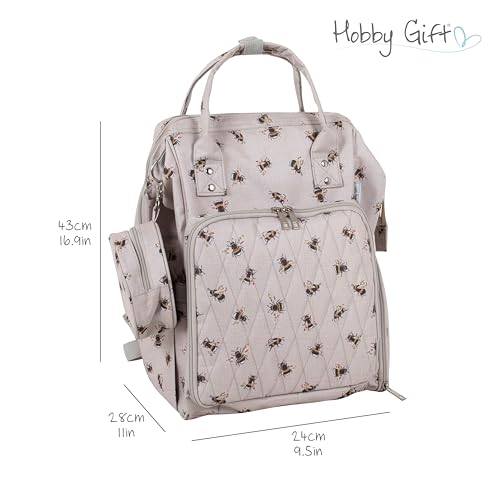 Sac à dos crafters bee Hobby Gift imperméable pour rangement de fil