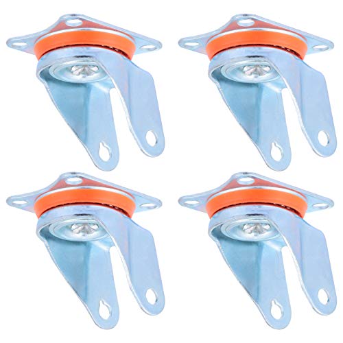 POPETPOP Suporte de Roda Universal 4Pcs Rotativo Giratório Suporte de Rodízio Suporte de Rodízios Em
