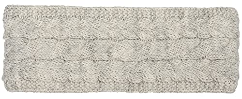 styleBREAKER ladies knitted headband unicoloured with cable stitch, thermo fleece lining, winter headband uni 04026058