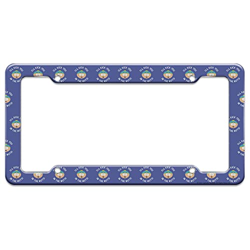 GRAPHICS & MORE South Park Cartman Kick You in The Nuts License Plate Tag Frame