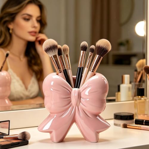 Vase en céramique avec nœud décoration haut de gamme pour cheminée