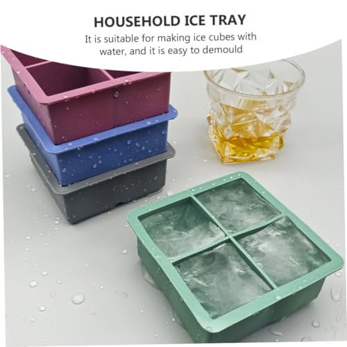 Molde para Cubitos de Hielo de Silicona con Tapa miniatura 4