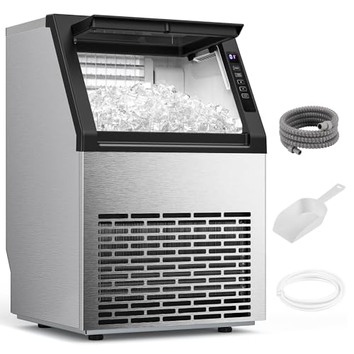 COWSAR Commercial Ice Maker Machine, 80Lbs/24H...