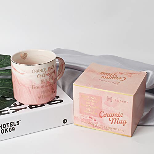 Christmas-Gifts-for-Coworker-Female-Friends-Best-Going-Away-Coworkers-BFF-Birthday-Gift-for-Women-Work-Bestie-Friend-Going-Away-Farewell-Present-Chance-Made-Us-Colleagues-Pink-Coffee-Cup