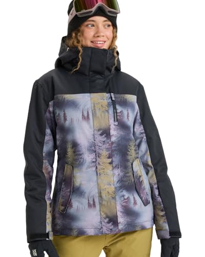 Roxy Veste de Snow Jetty Block Jacket Femme Gris M
