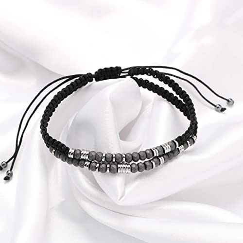 Valentine's Day Gifts For Wife Girlfriend Women Teens Inspirational Morse Code Bracelets For Men Dainty Christmas Birthday Mother's Day Gift For Mom Daughter Sister Friends Beaded Bracelet I Love You #TOP3