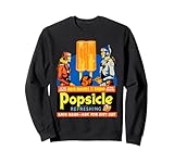 Science Fiction Comic Hero | Retro Popsicle Werbekunst Sweatshirt