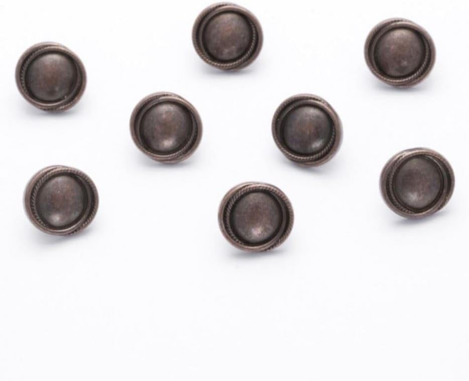 Metal Shank Buttons Suitable for Dressmaking - Size 10mm - Sold in Packs of 50
