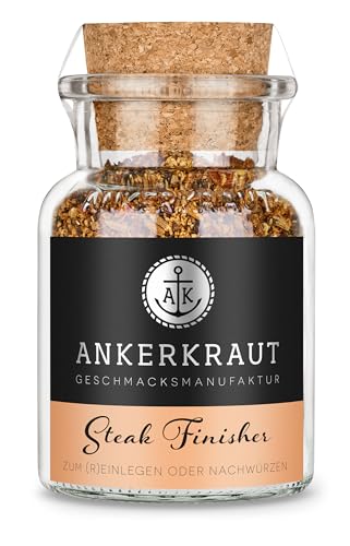 Ankerkraut Steak Finisher, Gewürzmischung für Fleisch, BBQ Rub, 100 g im Korkenglas