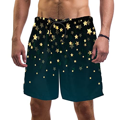 Short de bain pour homme ciel nocturne taille élastique en taille M