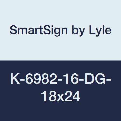 SmartSign Señal de aluminio con número de muelle "Dock 40.6 cm