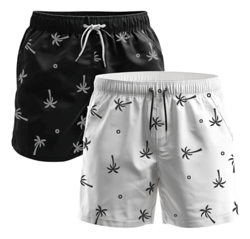 Qual a Melhor Sandália Masculina de 2025? Melhores Ranking 17 Kit Com 2 Bermuda Praia Masculina Tecido Leve Secagem Rápida PRETO COQ-BRANCO COQM